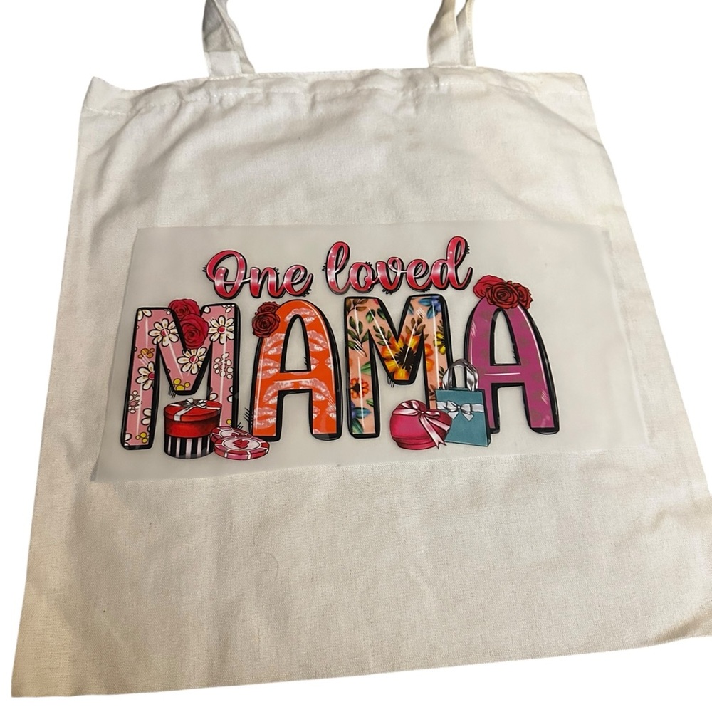 Handcrafted Mother’s Day Canvas Tote Bags Pick 1 New - Picture 5 of 5